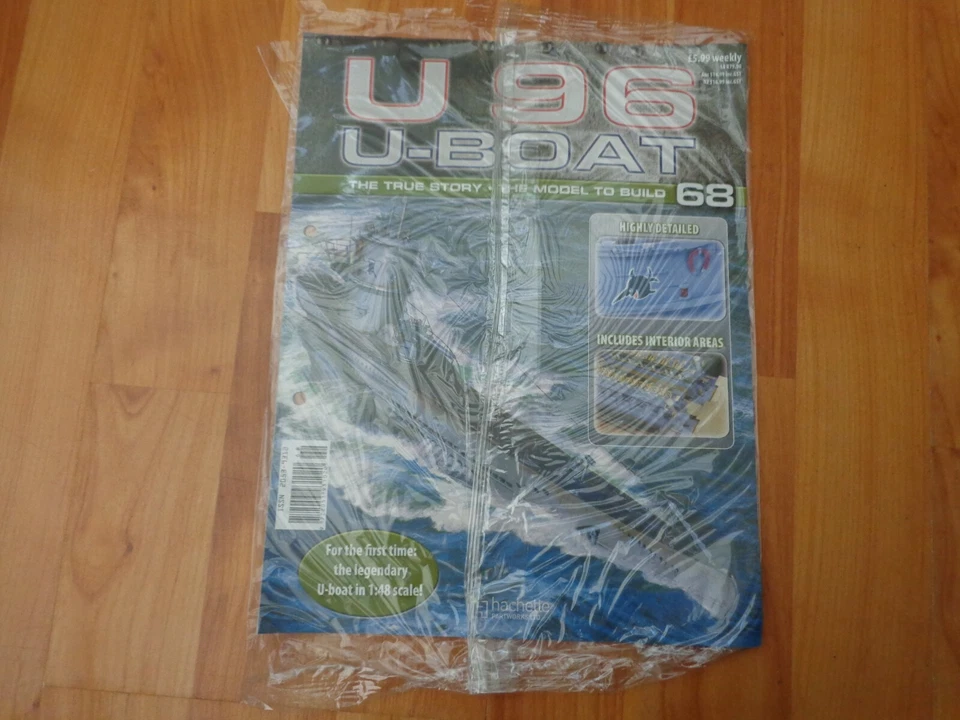 1/48 HACHETTE Costruire il Proprio U96 U-Boat Sottomarino Problema 68 Inc Parte - Immagine 1 di 2