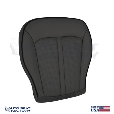 Cubierta de asiento de vinilo negra inferior perforada Lincoln MKX 2011-2015 para pasajero Foto 1 de 4