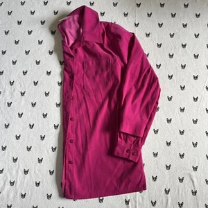 Allison Daley Womens Fuchsia Pink Button Up /Jacket Size 12 *VERY SOFT**BUTTONS* - Picture 1 of 14