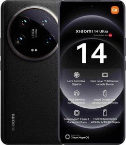 Xiaomi 14 Ultra 512GB Dual-SIM black ohne Simlock Sehr Gut - Refurbished - Bild 1 von 11