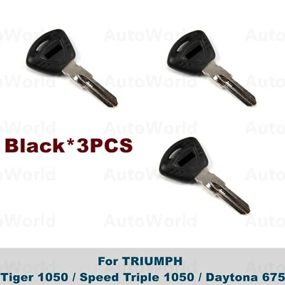 Llave de hoja en blanco para TRIUMPH Tiger 1050 / Speed Triple 1050 / Daytona 675 3B * PS Foto 1 de 4