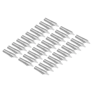 1 mm Linie Breite 30 Packung Tinte Tauchen Kalligraphie Füllfederhalter Silber - Bild 1 von 5