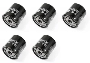 Set of 5 Hi Flo Oil Filter HF128 For Kawasaki Mule Models 1991-2014 - Picture 1 of 3