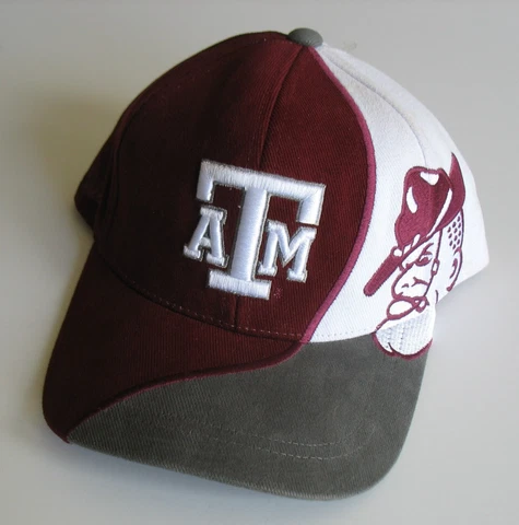 VINTAGE TOP OF THE WORLD TEXAS A&M AGGIES SARGE MASCOT STRAP FASTENER CAP HAT Cover