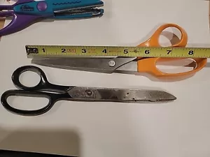 Fiskars USA 87 Right-Handed Scissors 8 1/2" Overall Length And Unknown Model All - Picture 1 of 5