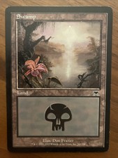 MTG 4x Lot - Basic Land Swamp Onslaught 341/350 Regular Land NM 2002
