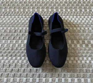 Ballerine ROTHY’S The Square Mary Jane Mary Janes - Nero 7 - Foto 1 di 10