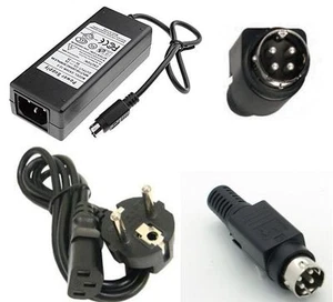 ^md Netzteilzuführung 12V 5V 2+2A Mini DIN 4polig Kycon Netzwerk NAS Box HDD - Bild 1 von 1