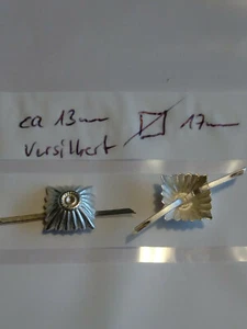 Sterne 17mm diagonal versilbert 2 Stück (B831)(je1,30) - Bild 1 von 1