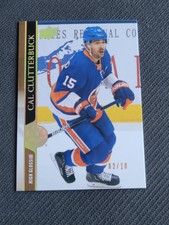2020-21 UPPER DECK CAL CLUTTERBUCK #587 #ed 2/10 HIGH GLOSS