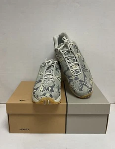 Nike Nocta Hot Step Air Terra Snakeskin Sneaker Trainer - Light Bone UK 10 EU 45 - Picture 1 of 13