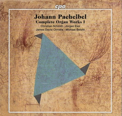 NEU: Johann Pachelbel COMPLETE ORGAN WORKS I Schmitt Essl Christie (C5800) - Bild 1 von 2