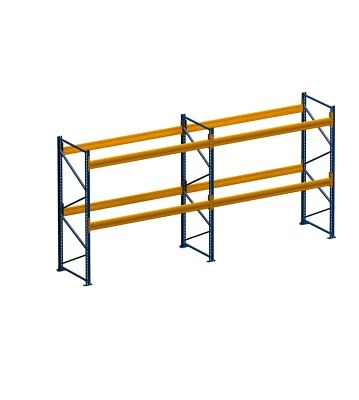 Palettenregal Schwerlastregal Hochregal Regal Lagerregal Fachlast 2050 kg - Bild 1 von 4