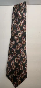 Men's Wembley Neck Tie Green 4" Wide Preowned - Picture 1 of 6