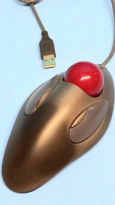 Logitech Trackman Marble Mouse Track Ball USB Vintage T-BC21  - Image 1 of 4