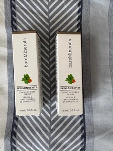 Bare Minerals - Skinlongevity - Long Life Herb Serum. 15ml x 2 bottles - Picture 1 of 3