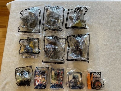Lote De 11 Juguetes McDonald’s Happy Meal Star Wars Clone Wars 2008 2010 2012 Foto 1 de 4