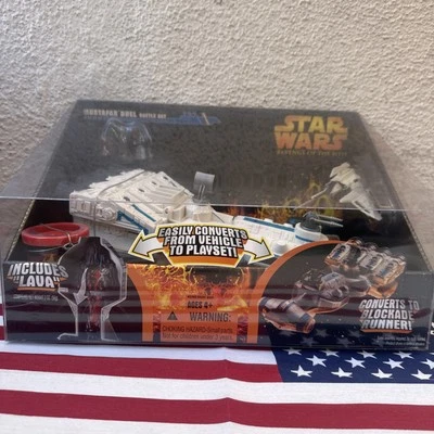 Star Wars 2005 Micro Vehículos Hasbro Mustafar Duel Tantive IV Juego Foto 1 de 4