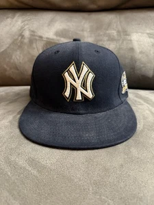 2009 "Inaugural Season" New York Yankees New Era 59Fifty Adult 7 Pre Owned - Picture 1 of 6