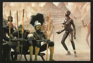 Postcard Leni Riefenstahl "Young Nuba Woman at Dance..." (c1975) So Sudan NrMINT - Picture 1 of 1