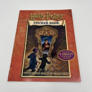 VTG Harry Potter Sticker Book - 4 Sheets Mysterious Halls of Hogwarts 2001 - Bild 1 von 10