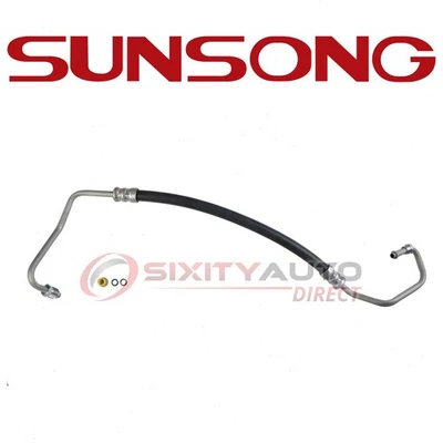 Sunsong Power Steering Pressure Line Hose for 1982-1985 Cadillac Fleetwood - nh - Image 1 of 4