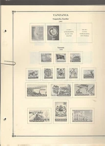Scott International Seiten für TANSANIA...1964/83...13 Seiten - Bild 1 von 1