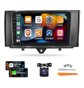 Estéreo de coche Android de 9’’ para Smart Fortwo 2011-2015 CarPlay Android automático + cámara - Imagen 1 de 7