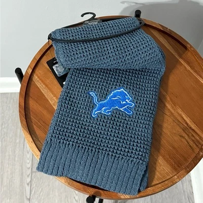 NWT-Detroit Lions Little Earth Waffle Scarf - Image 1 of 4