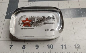 New York Powder Co Red Star Dynamit Glas Briefbeschwerer - Bild 1 von 3