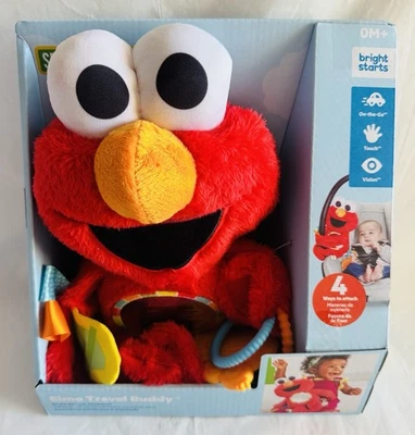 Juguete de peluche para llevar Bright Starts Sesame Street Elmo Travel Buddy On-The-Go Foto 1 de 4