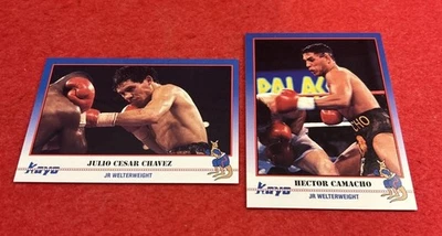 1991 Kayo Julio Cesar Chavez #216 & Hector Camacho #040 - Image 1 of 4