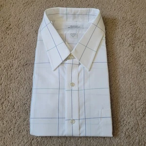 NUEVA Camisa de Vestir Arrow Bradstreet Oxford Abotonada Talla 19-33 Panel Ventana Grande - Imagen 1 de 5