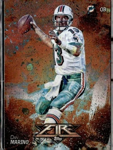 2016 Topps Fire Football Dan Marino On Fire Folienkarte #32 - Bild 1 von 2