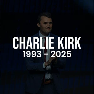 RIP Charlie Kirk Memorial Vinyl Aufkleber - Bild 1 von 2