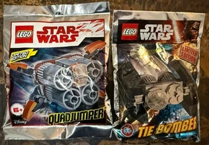 (LOT OF 2 FOIL POLYBAGS) - LEGO Star Wars - 911836 and 911613 (EU Exclusives) - Picture 1 of 4