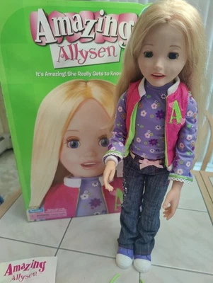 Amazing Allysen Interactive Doll Playmates PLUS 3Playpacks Cheer, Slumber, Dance - Image 1 of 4