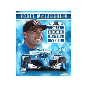 Scott McLaughlin Indy Series Autogramm 2021 Rookie of the Year 16x19 - Bild 1 von 1