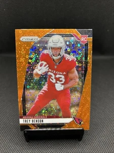 Trey Benson 2024 Prizm Rookie Orange Disco Prizm. Cardenales - Imagen 1 de 2