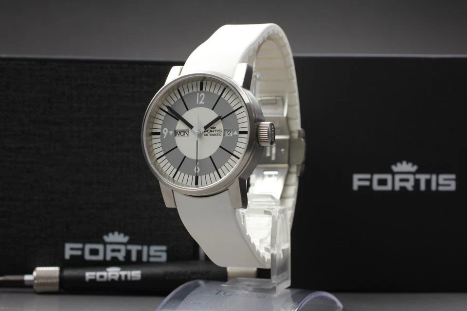 [Caja] Reloj automático para hombre Fortis Spacematic Classic 623.10.158 día fecha JAPÓN Foto 1 de 4