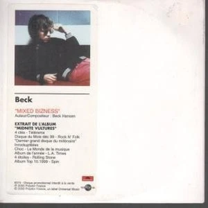 Beck Mixed Bizness CD France Polydor 2000 promo with info stickered card sleeve - Bild 1 von 1