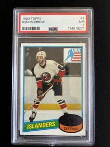 PSA Lot 1980 Topps NHL Stanley Cup #264/ Lafluer/Larouche #216/ Morrow #9 (RC) - Picture 1 of 10