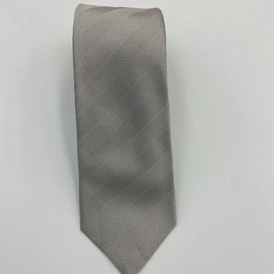 Ermenegildo Zegna Grey Italian Silk Tie - image 1 of 4