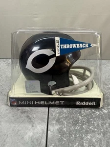 NIB Rare Chicago Bears Riddell Mini Helmet Throwback 2 Bar VSR4 (1962-1973) - Picture 1 of 6