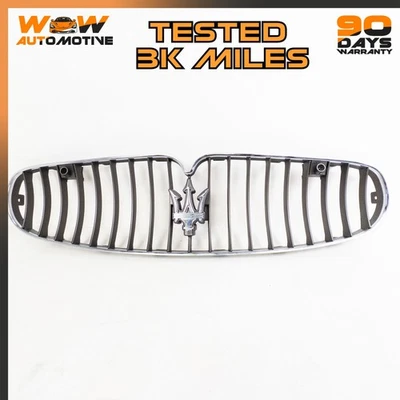 09-17 MASERATI GRANTURISMO PARRILLA RADIADOR DELANTERO MONTAJE COMPLETO CROMO OEM   Foto 1 de 4