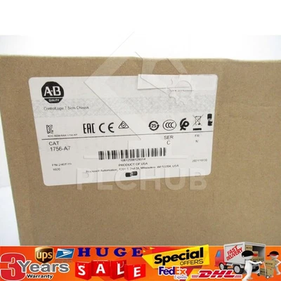 1756-A7 SER C ControlLogix 7 Slots Chassis 1756A7 New Factory Sealed - Image 1 of 4