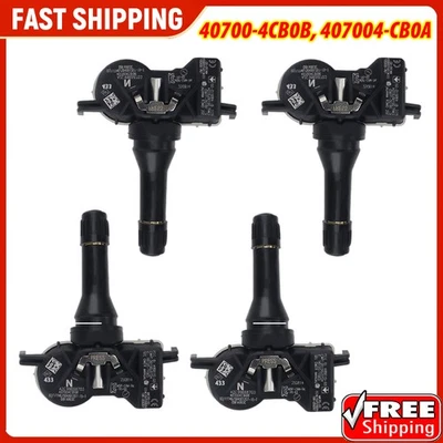 4X Tyre Pressure Sensor TPMS For NISSAN Qashqai X-Trail RENAULT Kadjar INFINITI - Image 1 of 4