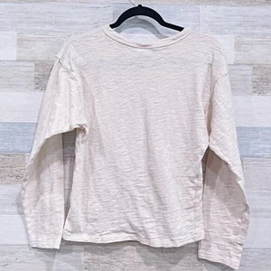 Camisa UNIVERSAL THREAD Slub Boxy Caída Hombro Avena Beige Mujer XS - Imagen 1 de 5