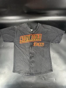 Vintage 1999 WWF Stone Cold Steve Austin "3:16 Skull" Baseball Trikot Gr. M WWE - Bild 1 von 7