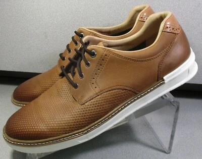 258460 FTS50 MCGUFFEY MENS SHOE 10 M TAN LEATHER GOLF SHOE BY JOHNSTON & MURPHY - Image 1 of 4
